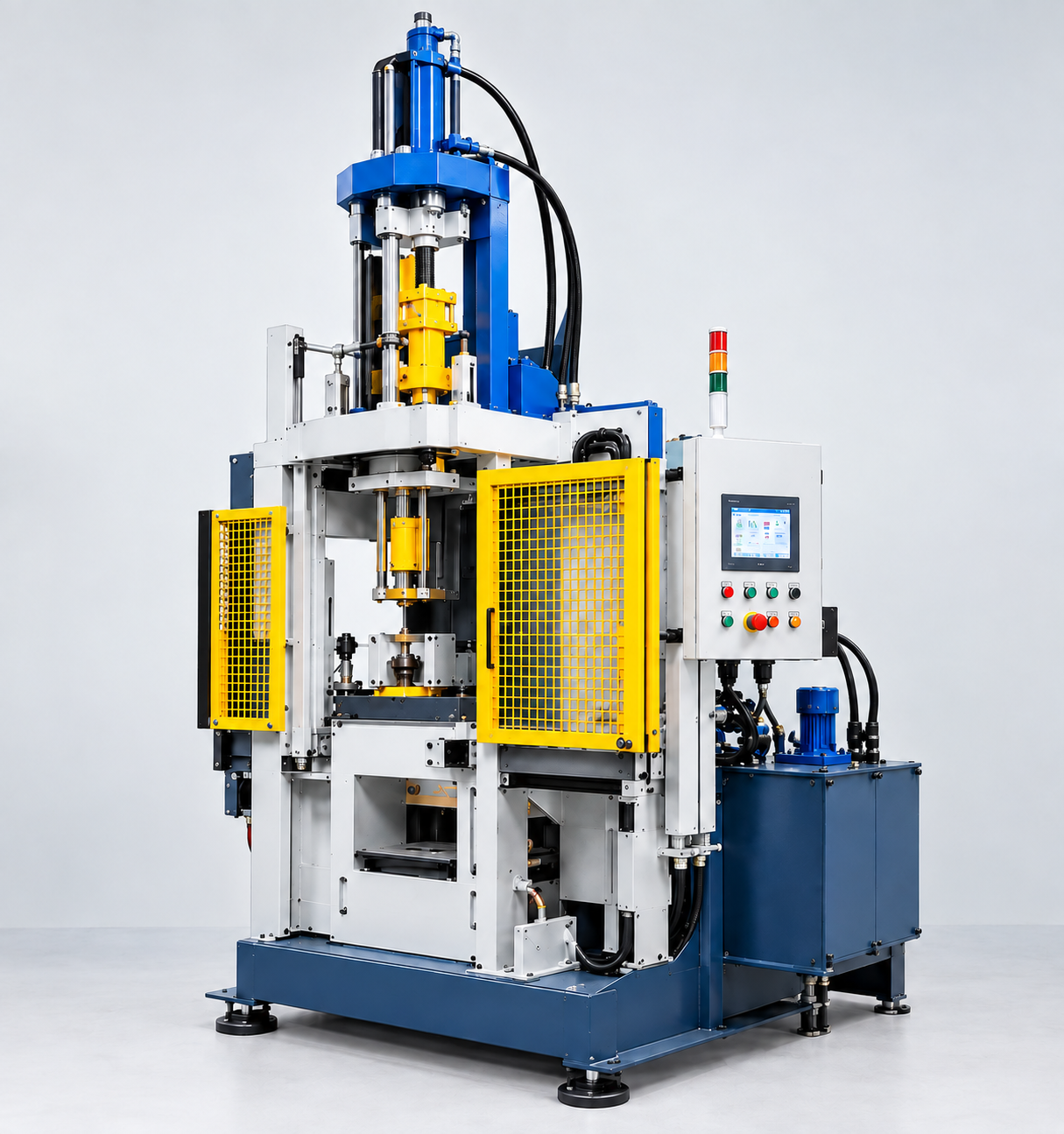 Vertical core shooter machine